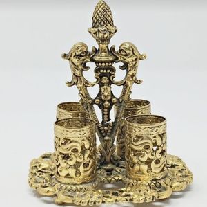 Vintage Estate Filigree 4 lipstick holder